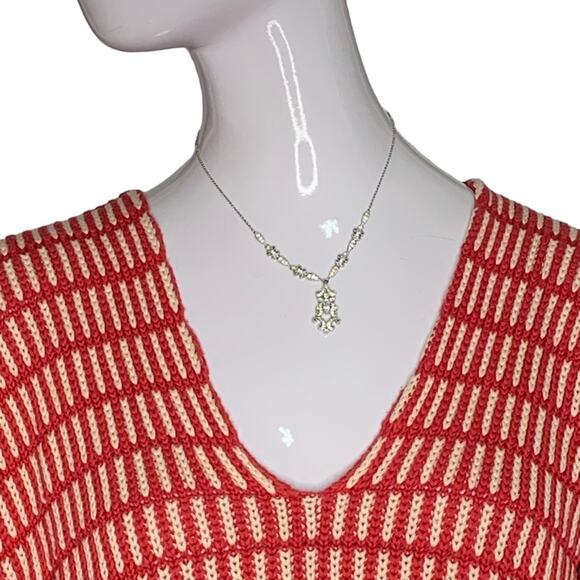 Free People Chunky Knit Poncho Sweater Short Sleeve Back Zipper Closure Size S - Picture 3 of 12